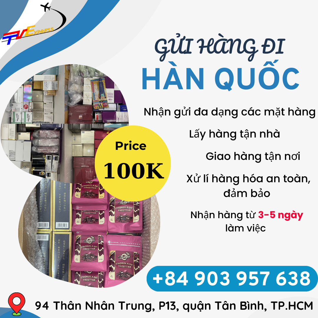 Gửi hàng đi Hàn Quốc - Tiến Việt Express